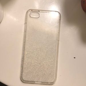 iPhone 6 / 6S Clear Glitter Case